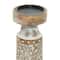 Brown Natural Mango Wood Candle Holders Set, 13", 15" & 18"